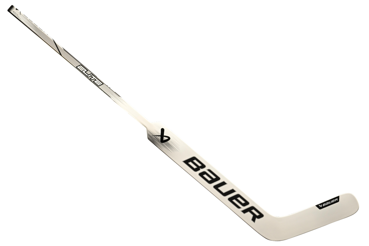 Bauer Elite 2023 Senior Goalie Stick (White/Black) - Bauer