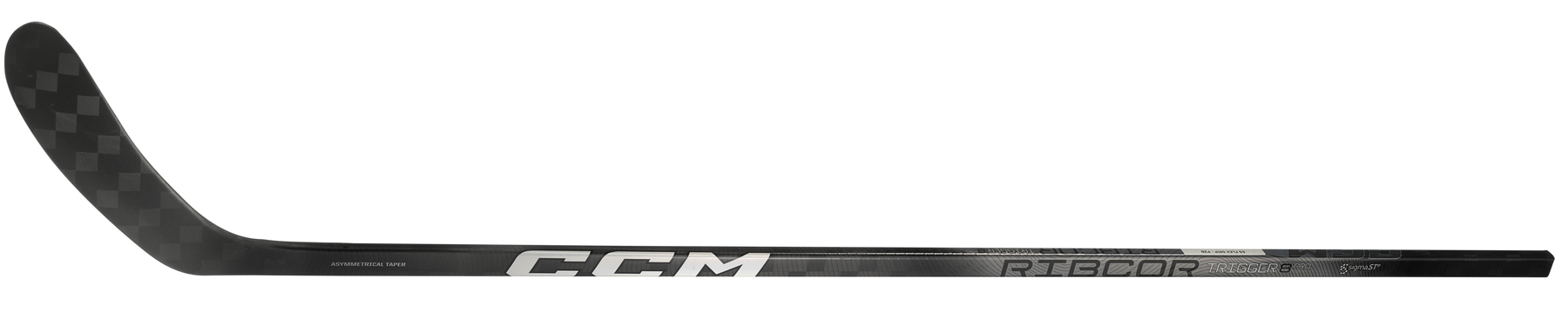 CCM Trigger 8 Pro Chrome Edition Junior Hockey Stick