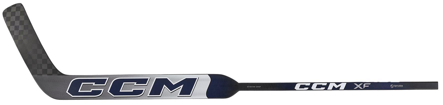 CCM XF Intermediate Goalie Stick (White/Navy)