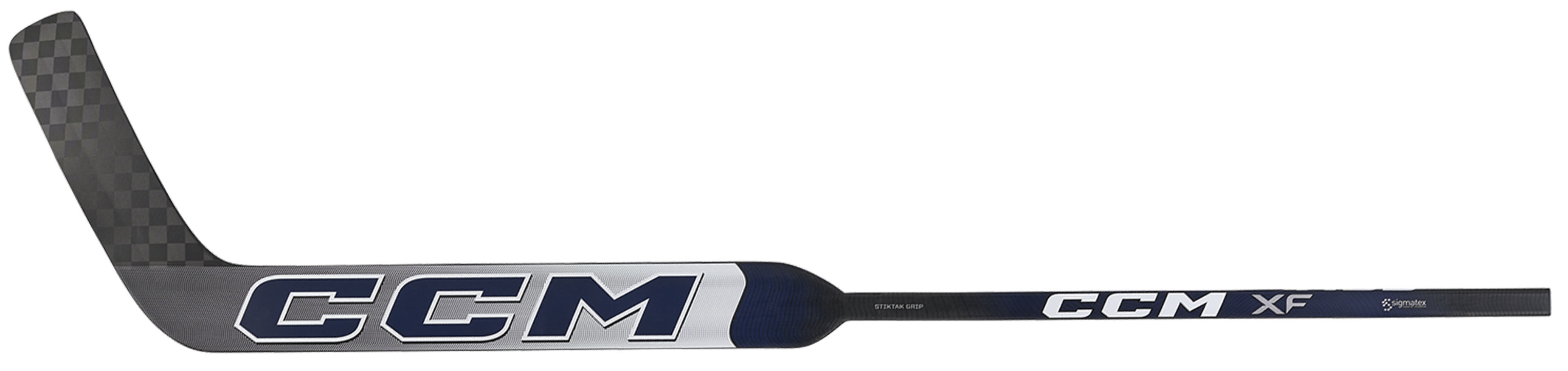 CCM XF Intermediate Goalie Stick (White/Navy)