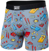 SAXX Vibe Super Soft Boxer Brief Beer Olympics - Grey