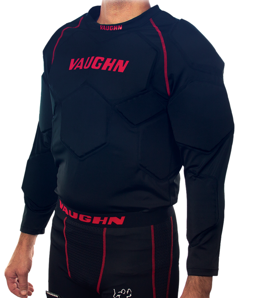 Vaughn V10 Pro Haut de Compression Rembourré pour Gardien Senior