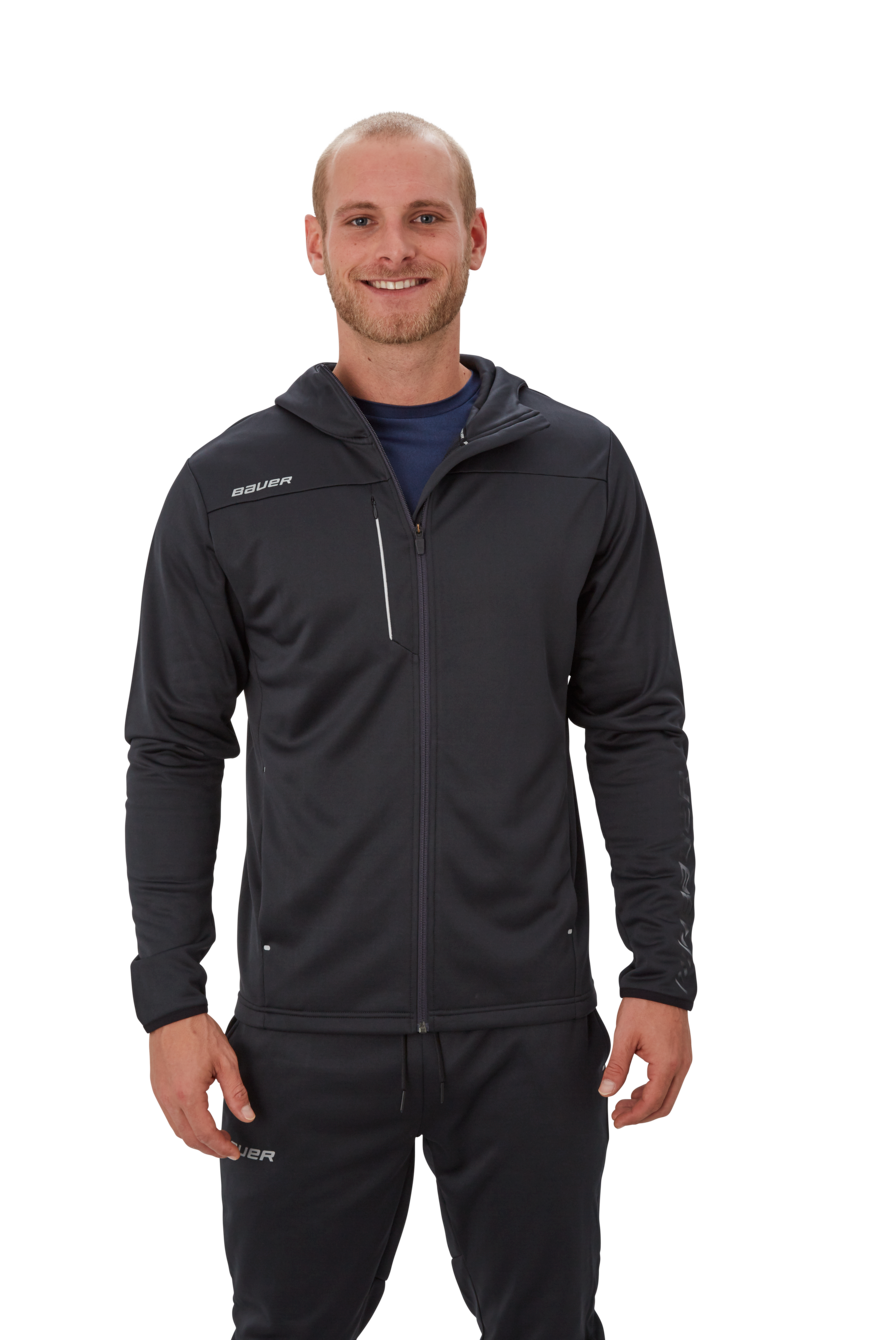 Bauer Vapor Fleece Zip Hoodie Senior - Bauer