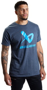 Bauer Core Lockup Short Sleeve Crew Tee Adult