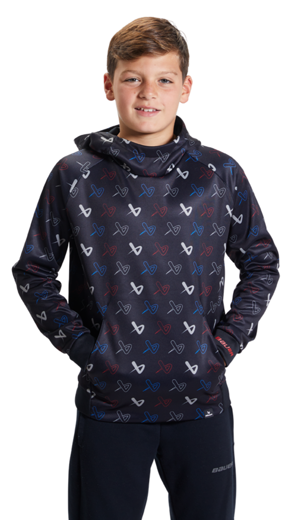 Bauer Icon Repeat Hoodie Youth