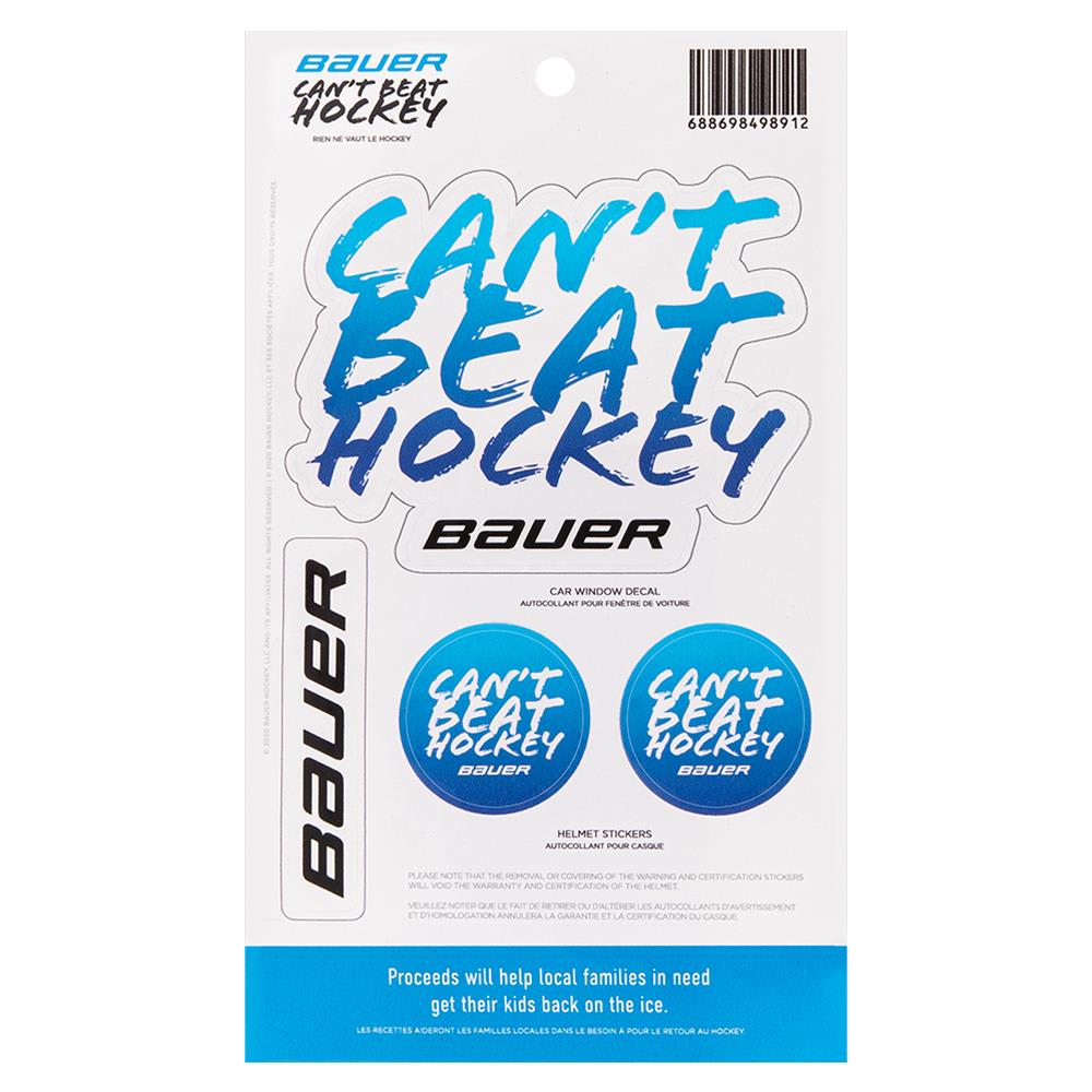 Bauer Can't Beat Hockey Sticker Pack