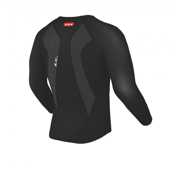 CCM Long Sleeve Compression Grippy Top for Men