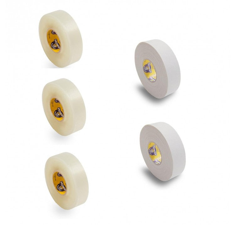 Howies 5-Pack Tape Retail (3 x Clear / 2 x White) - Howies