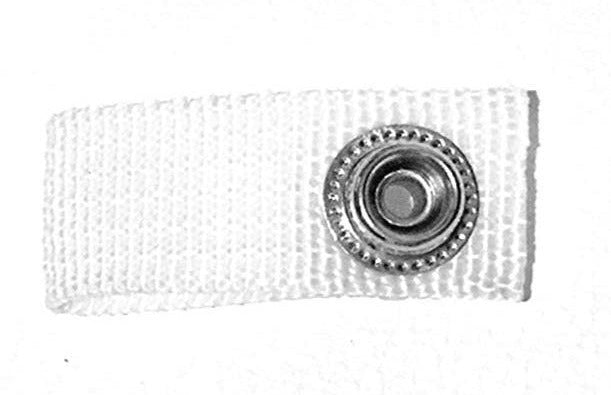 Nash Chin Strap Fastener White - Nash