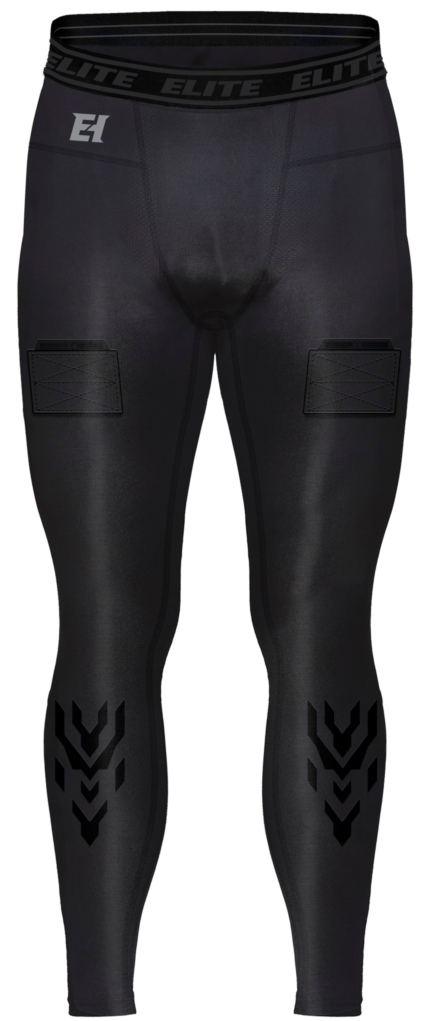 Elite Hockey Compression Pant with Jock/Tabs for Boys