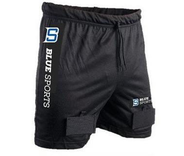 Blue Sports Classic Mesh Short with Cup Junior