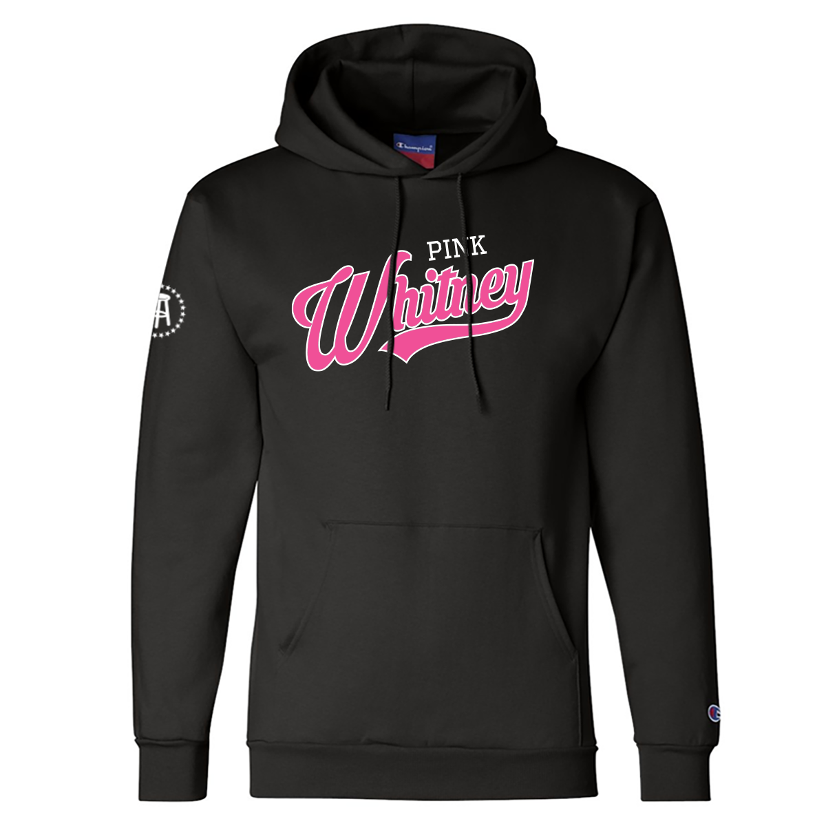 Barstool Sports Pink Whitney Script Hoodie - Barstool Sports