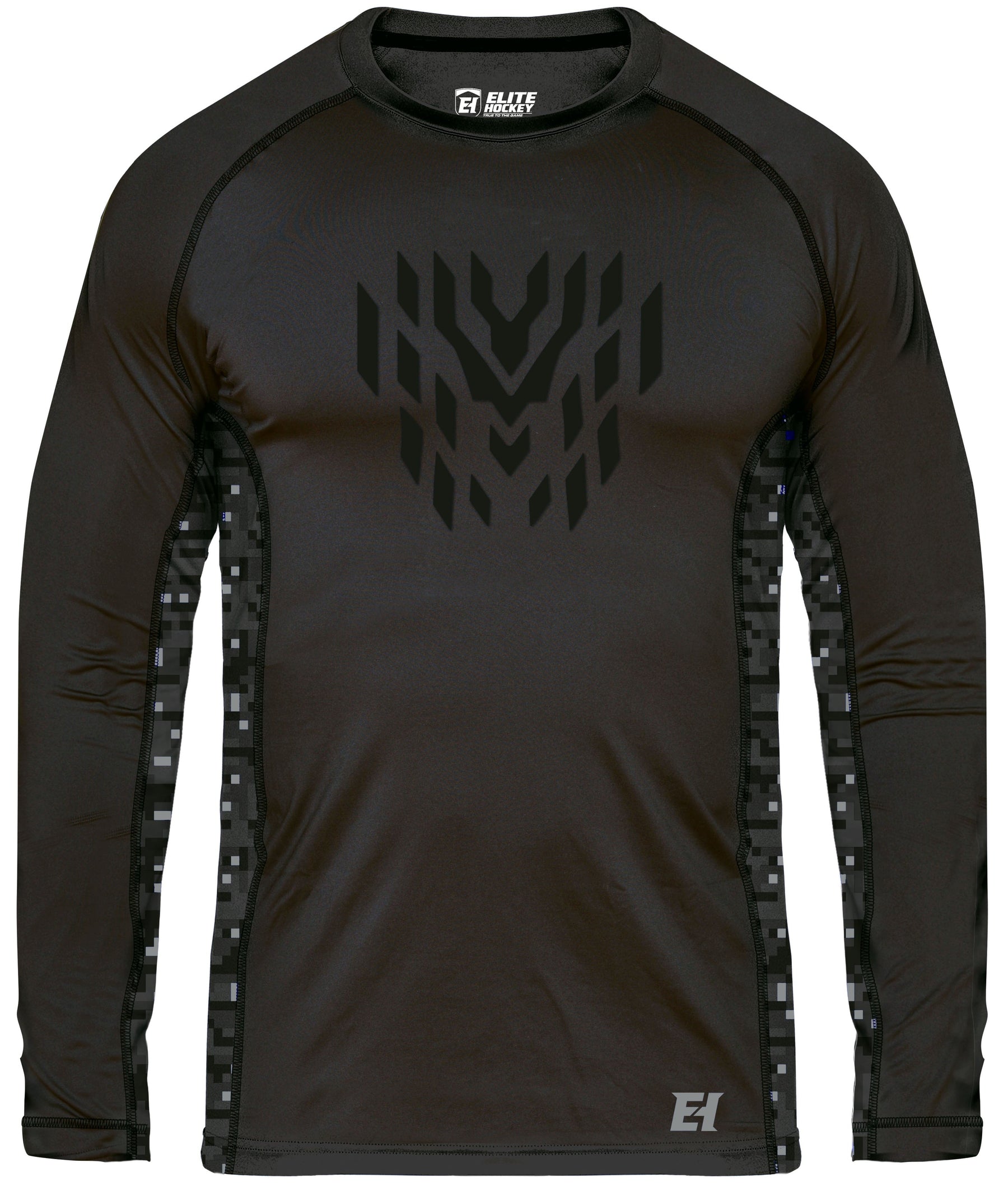 Elite Hockey Compression Long Sleeve Top for Boys