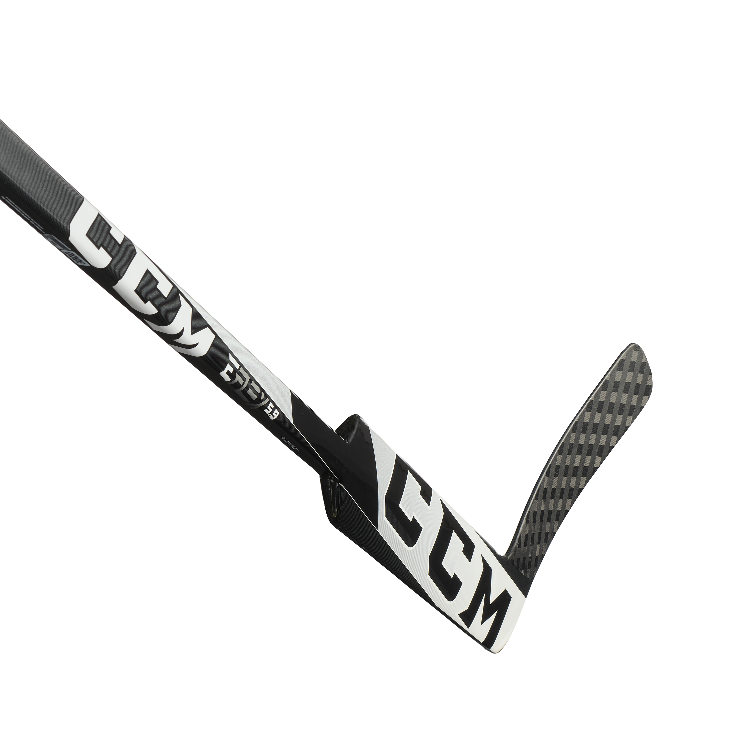 CCM EFLEX 5.5 Senior Goalie Stick (White/Black)