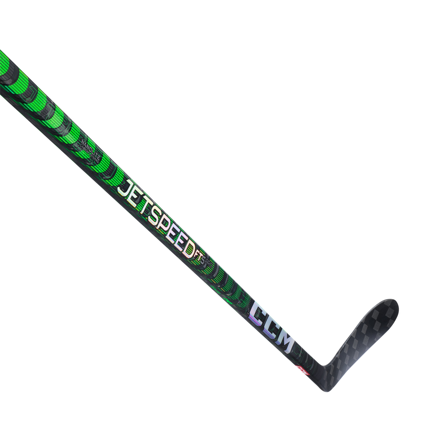 CCM JetSpeed FT5 Pro bâton de hockey intermédiaire (vert)