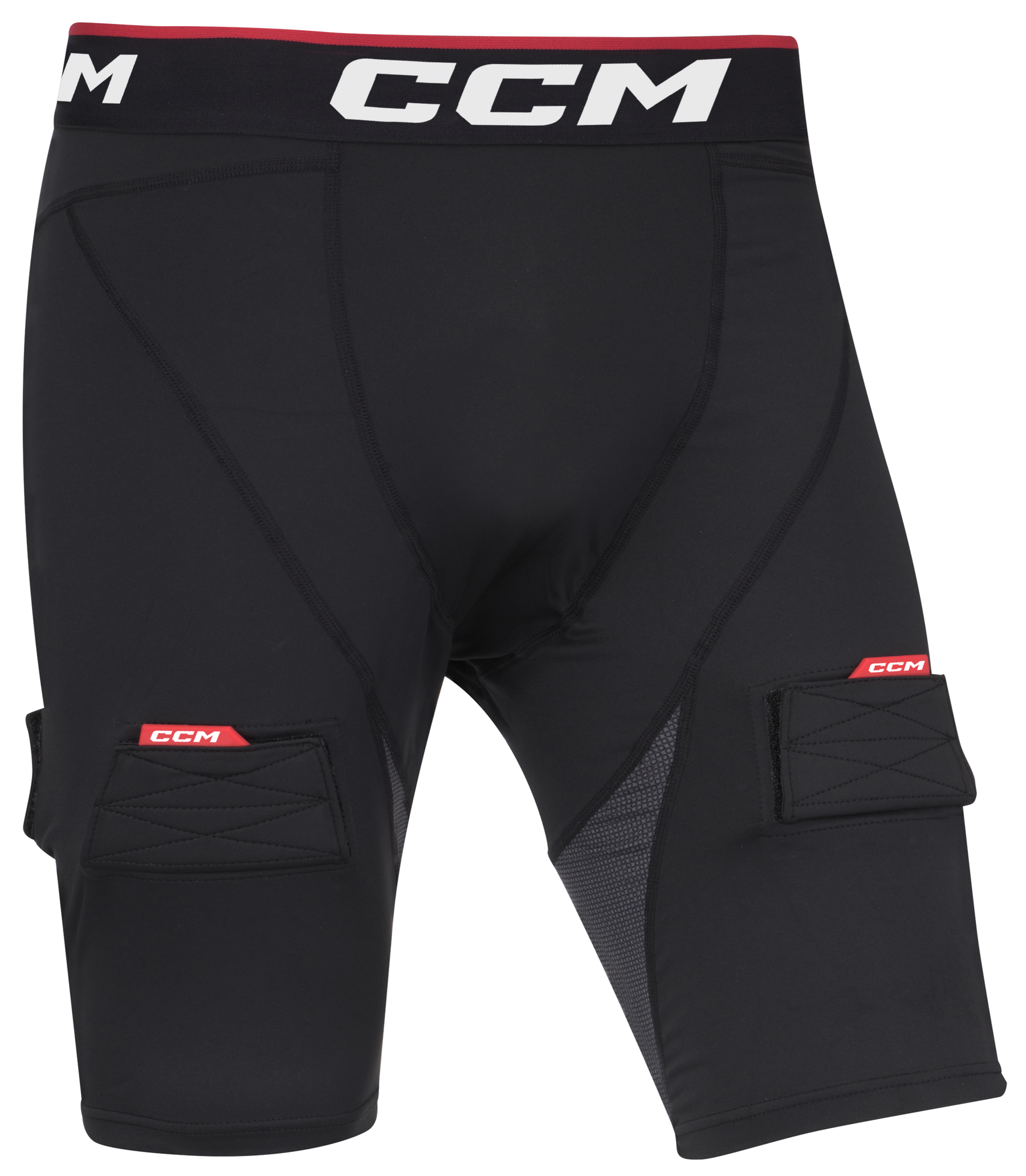 CCM Compression Short with Jock Youth