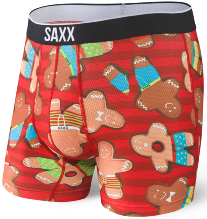 SAXX Volt Boxer Brief Gingerbread Bros