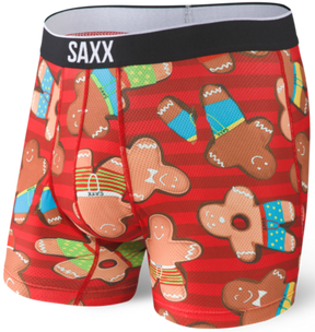 SAXX Volt Boxer Brief Gingerbread Bros
