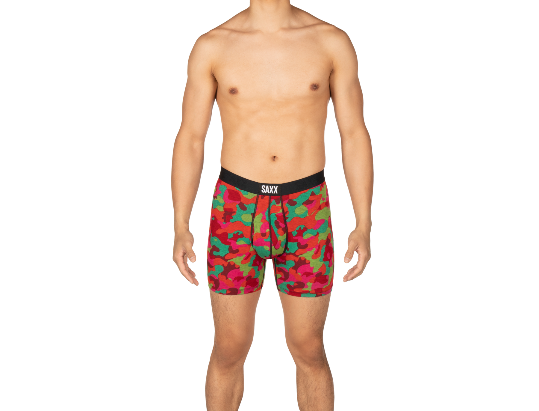 SAXX Ultra Boxer Fly Red Cookie Cutter Camo