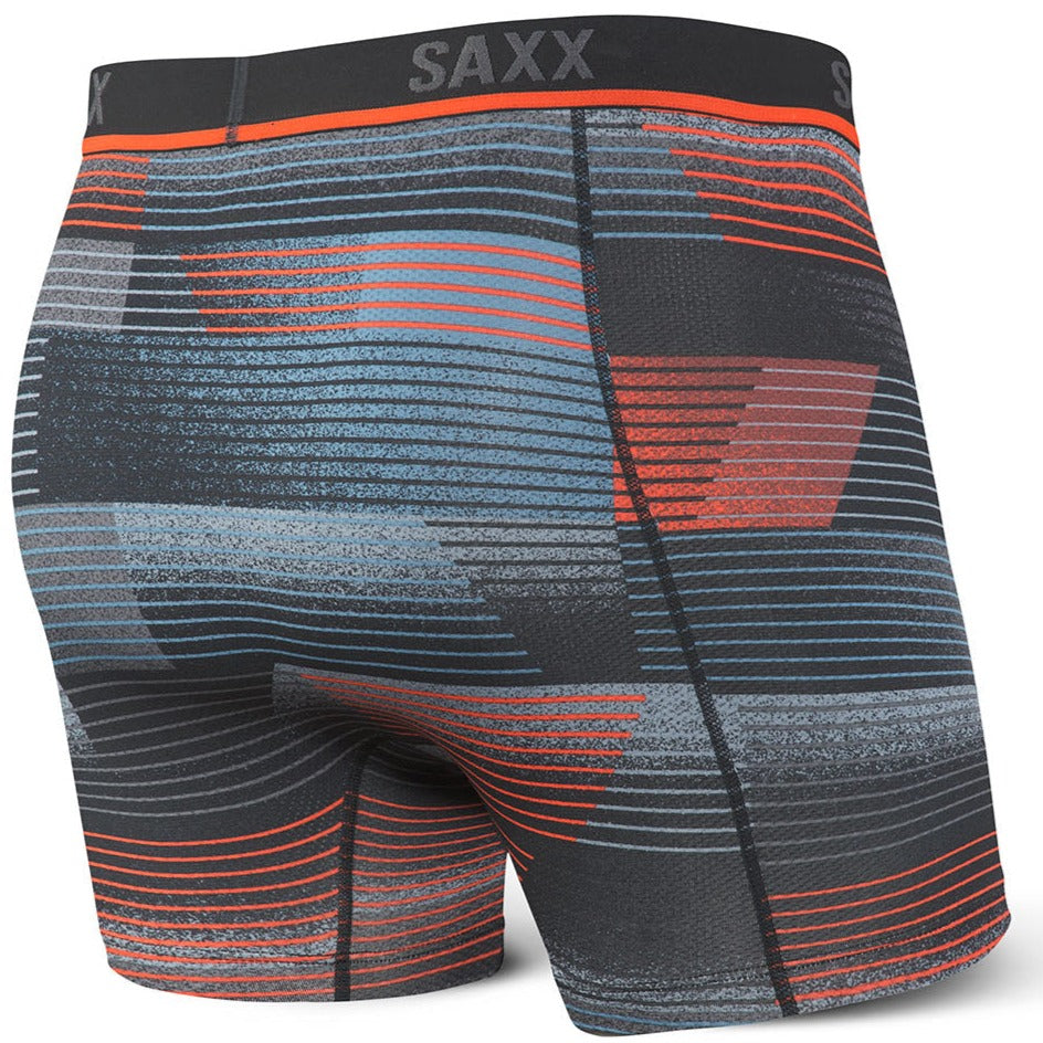 SAXX Kinetic HD Boxer Brief Black Sonic Stripe –