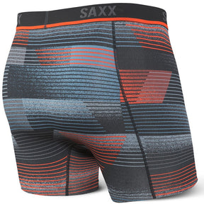 SAXX Kinetic HD Boxer Brief Black Sonic Stripe