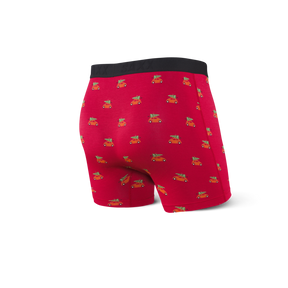 SAXX Ultra Freeagent Boxer Fly Red Holiday Errand