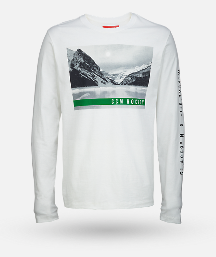 CCM Nostalgia Pond Long Sleeve Tee Adult - CCM