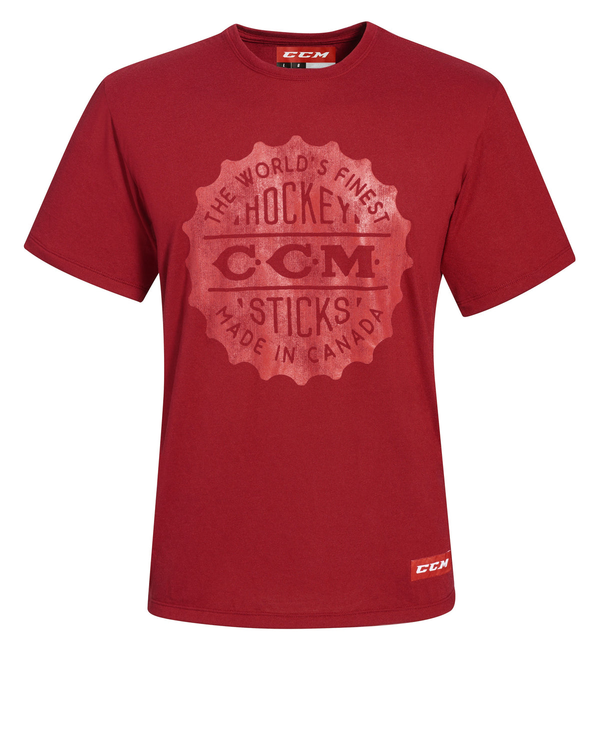 CCM Heritage Bottle Cap Chicago Fabric Tee - CCM