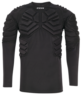 CCM Hockey Integrated Neck Guard Long Sleeve Compression Top