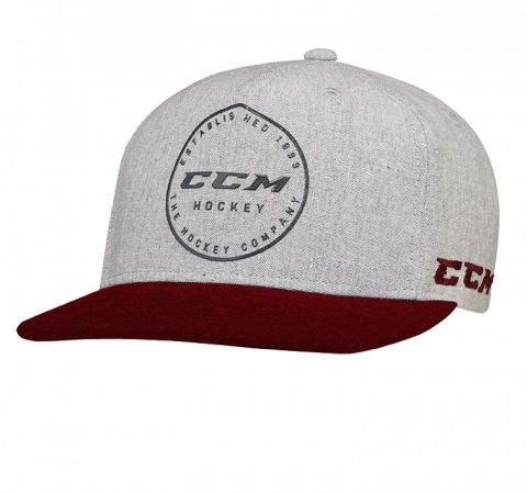 CCM Academy Flat Visor Snapback Cap