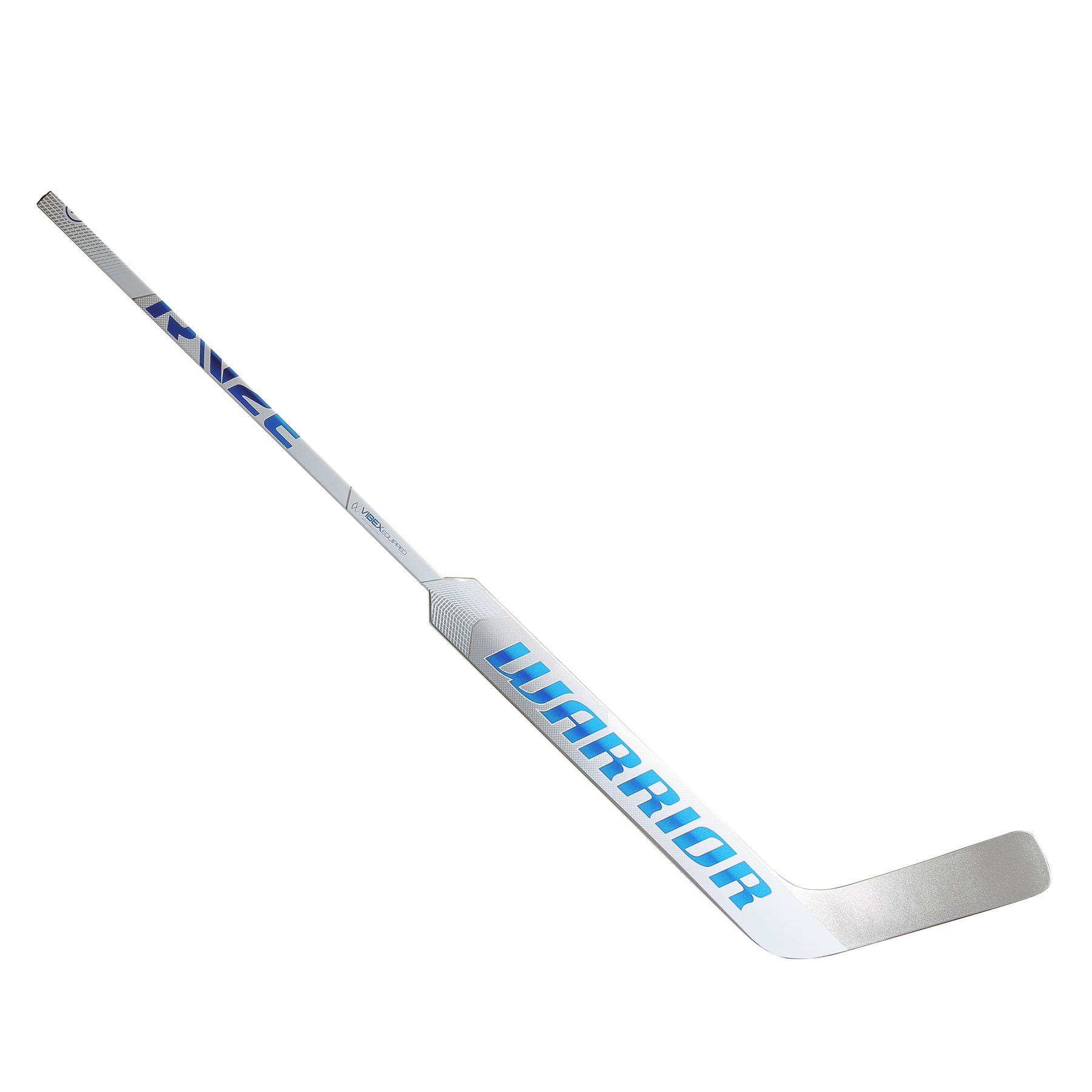 Warrior Ritual V2 E Senior Goalie Stick (Silver/White/Royal)