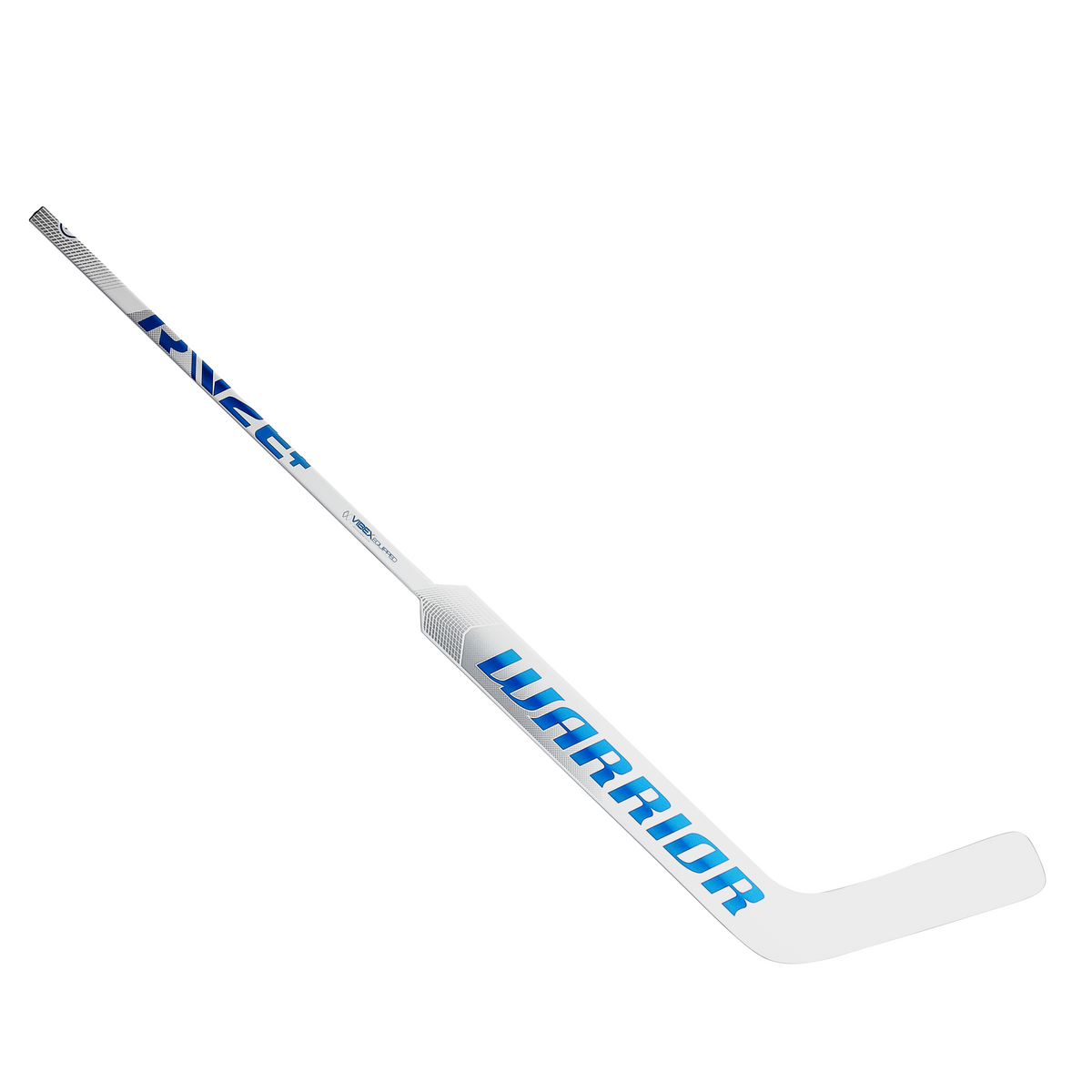 Warrior Ritual V2 E+ Intermediate Goalie Stick (White/Royal)