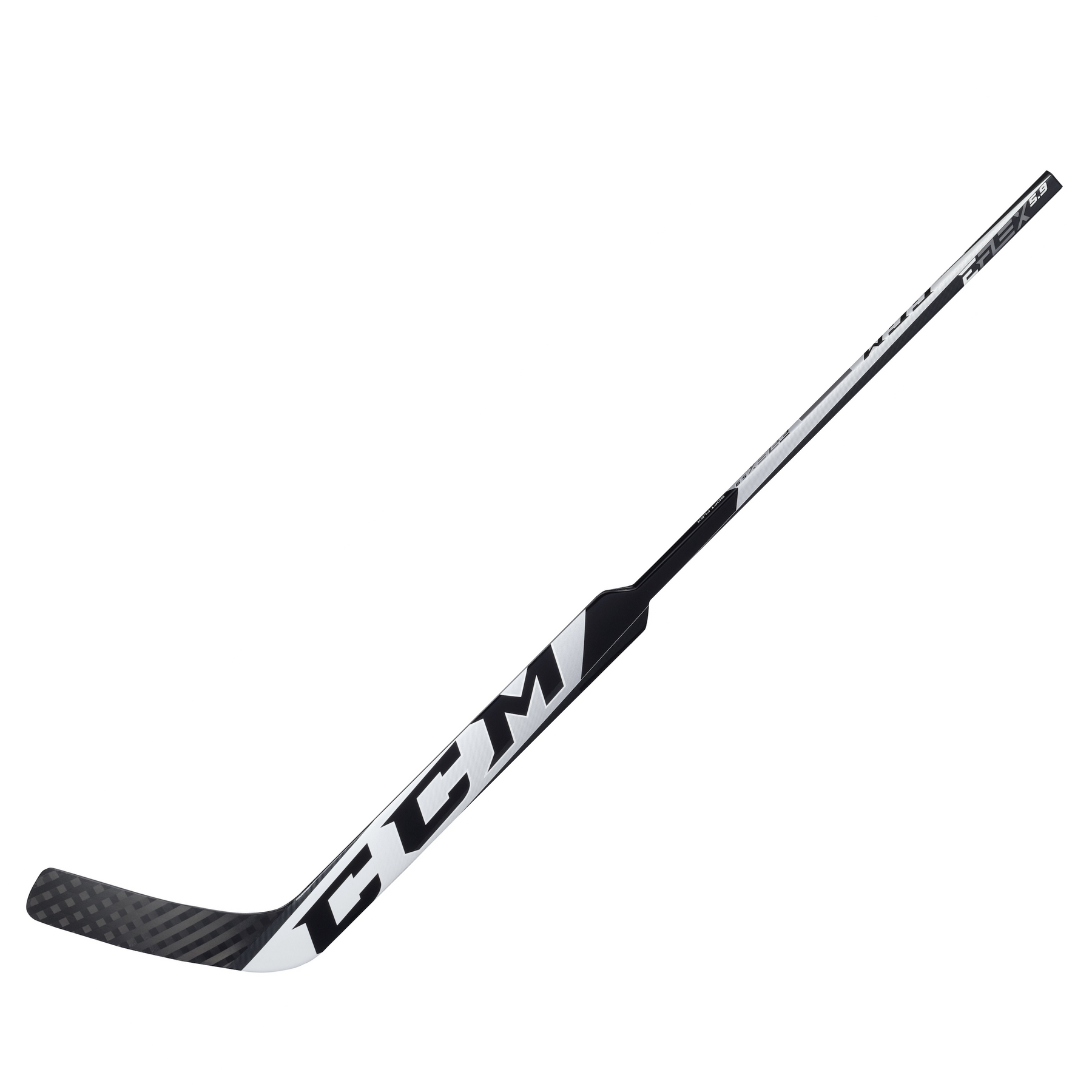 CCM EFLEX 5.9 Intermediate Goalie Stick (White/Black)