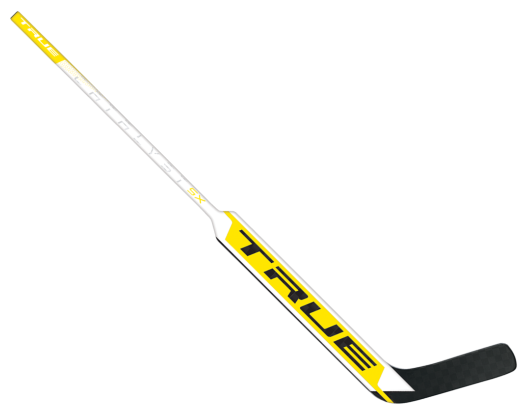 True Catalyst 5X Senior Goalie Stick (White)
