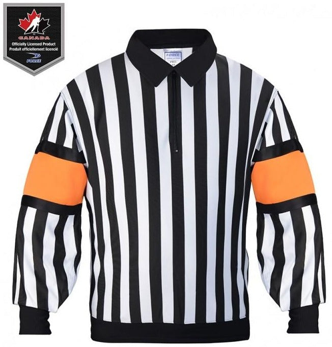 Force Men's Pro Sewn-In Armbands Referee Jersey - Force