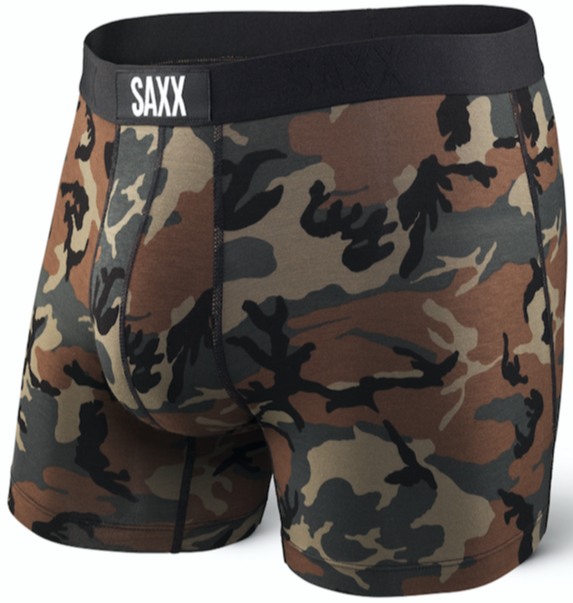 SAXX Vibe Boxer Modern Fit Woodland Camo - SAXX