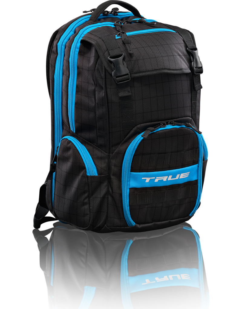 True 2021 Elite Backpack (Black/Blue) - True Hockey