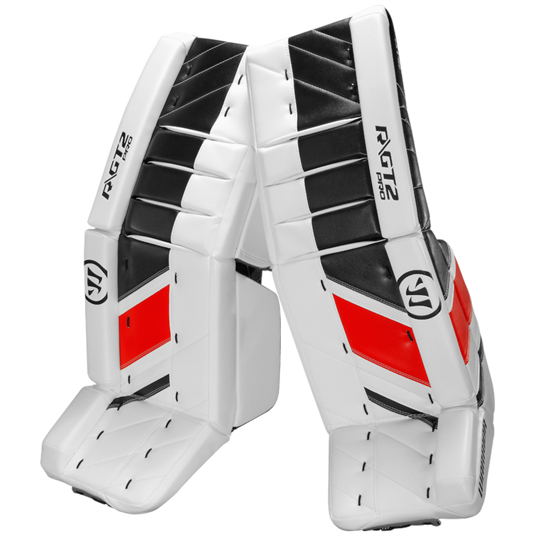 Warrior Ritual GT2 Pro Senior Goalie Pads (w/ Knee Pads) - Warrior